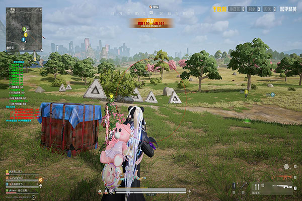 CF外挂住者冰凌透视自瞄效果